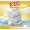 Glad 13 gal Trash Bags, 24 in x 27.38 in, Extra Heavy-Duty, 0.72 mil, White 78899 - alternate 12